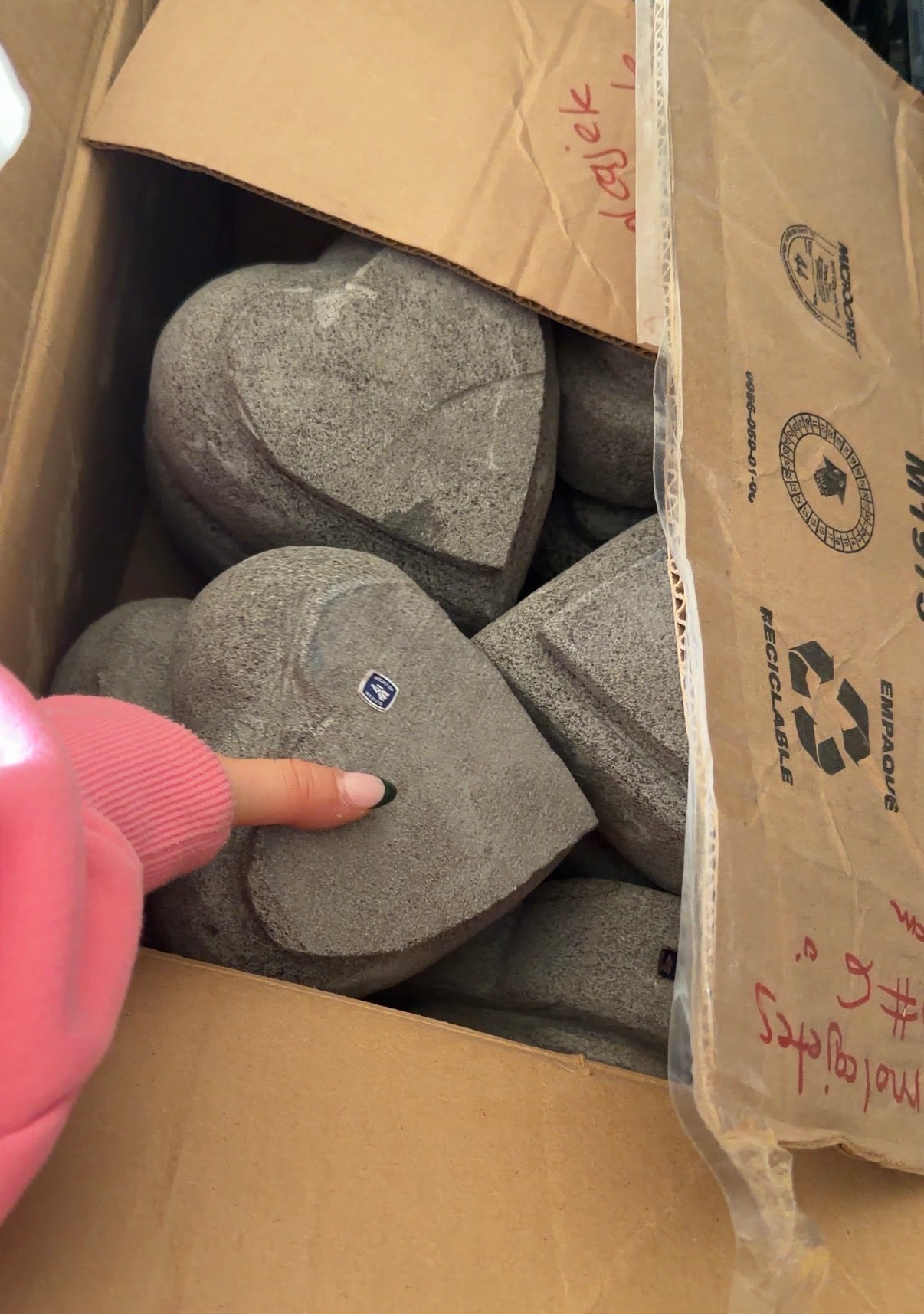 Original Heart Molcajete 100% Volcanic