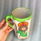 Handmade San Judas Tadeo Mexican Ceramic Mug
