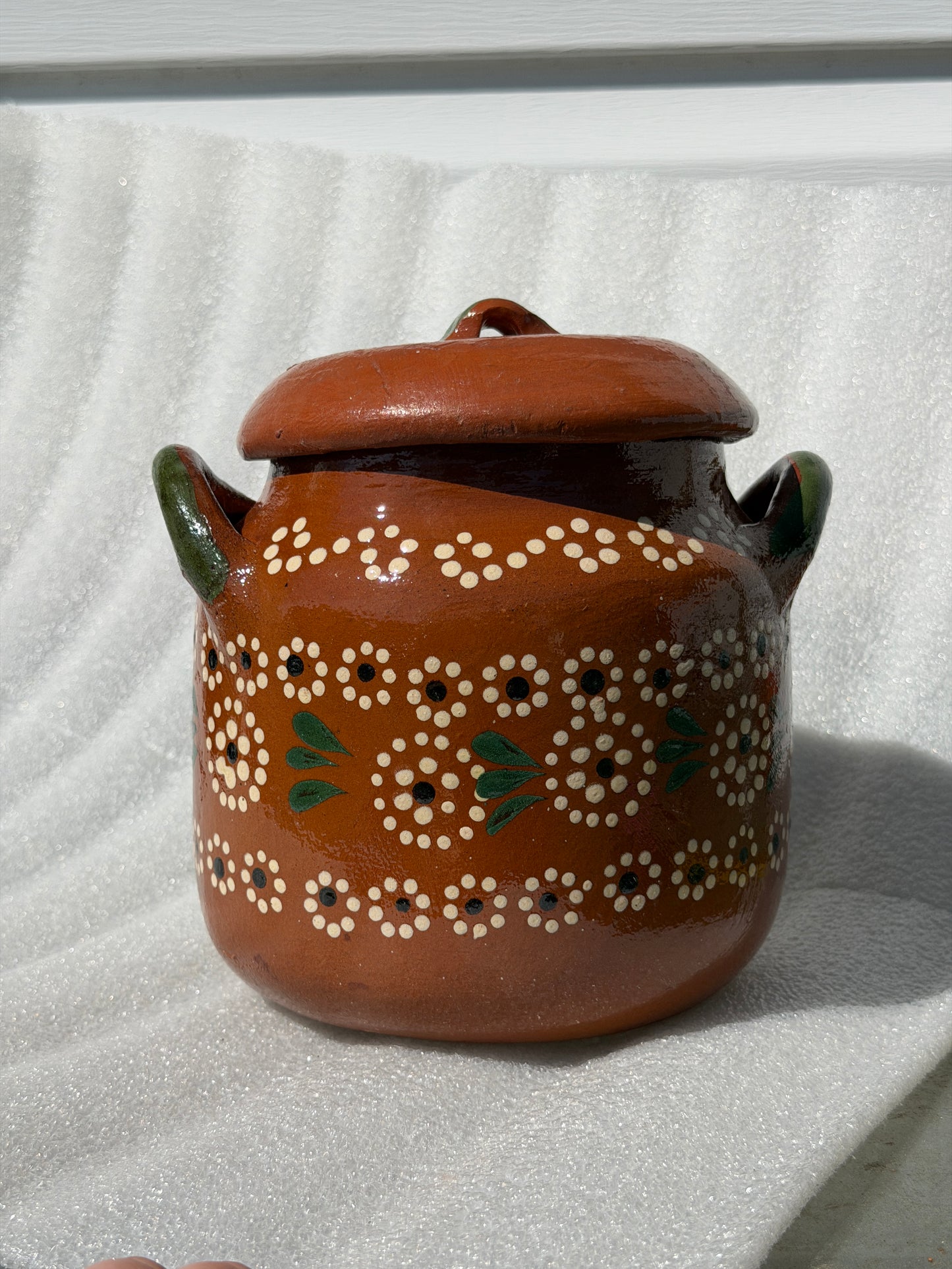 Small 1/2kg Barro Ollita with Lid