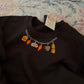 Fall Charm Necklace Embroidered Sweater