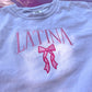 Coquette Latina • Embroidered Comfort Colors Tee
