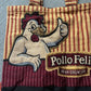 Handmade Pollo Feliz Tote Bag