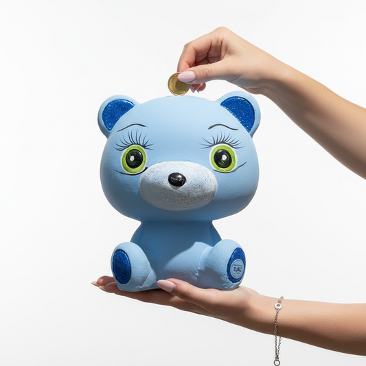 Bear Pottery Piggy Bank