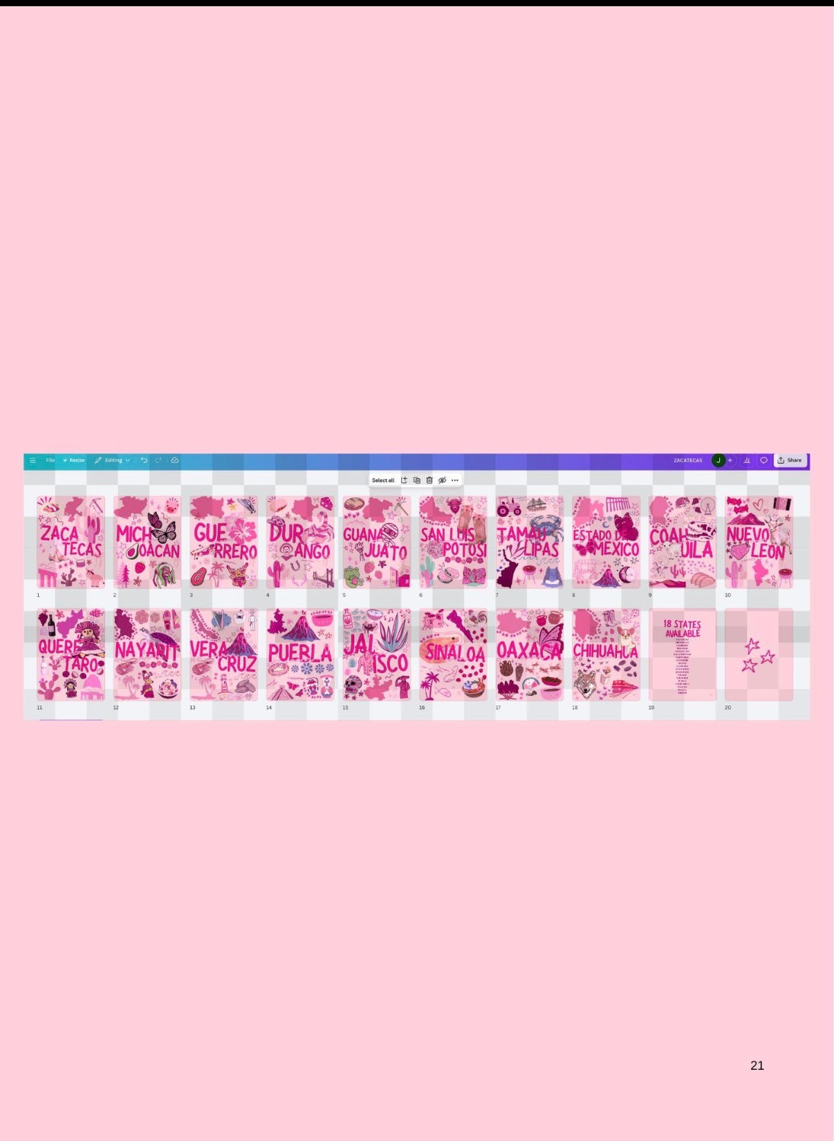 Pink Herencia DTF Transfer 5 Bundle 12x17” Ready to Press Heat Transfer