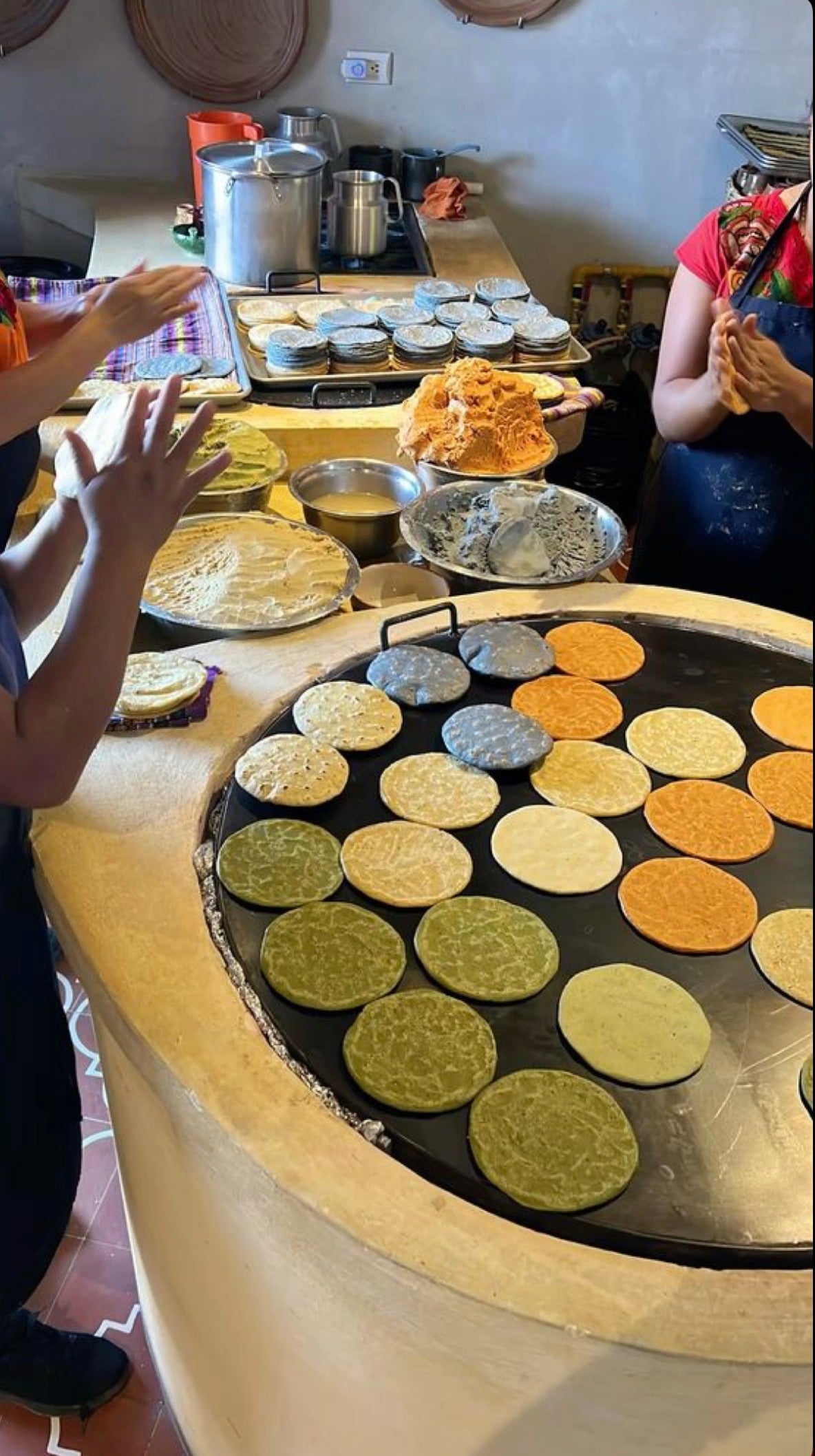 Traditional Black Comal for Handmade Tortillas