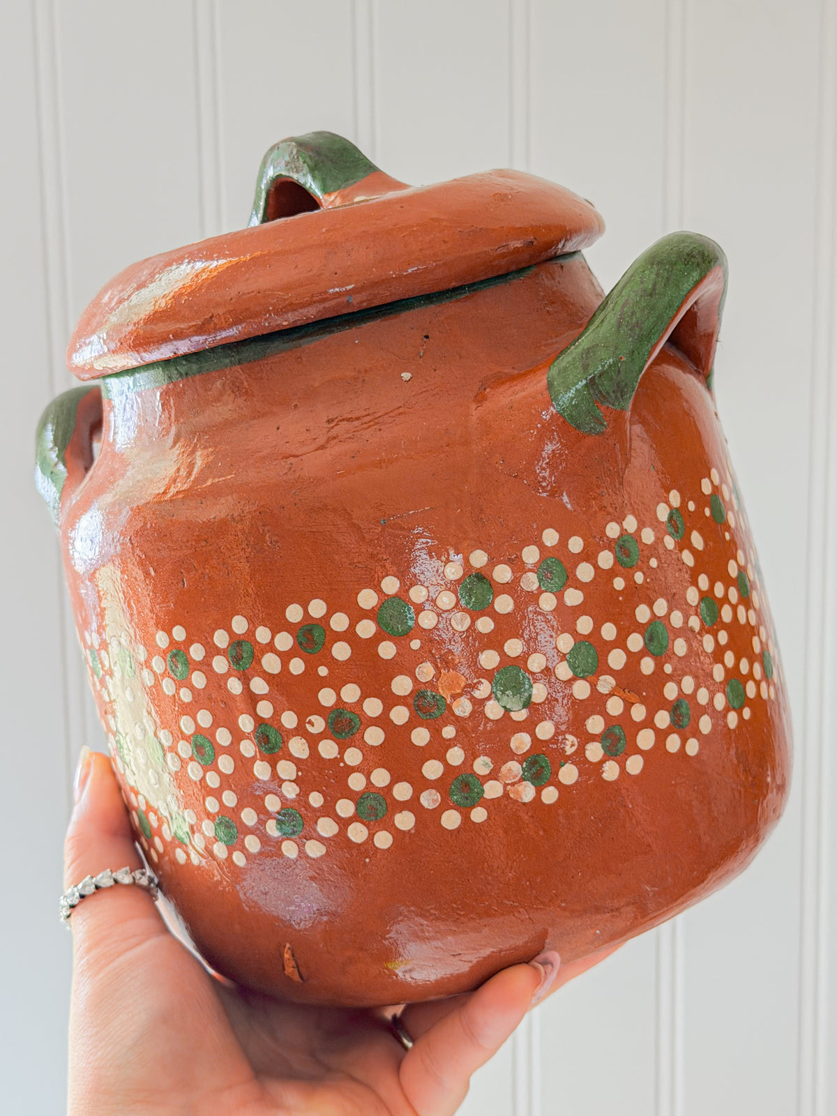 Small 1/2kg Barro Ollita with Lid