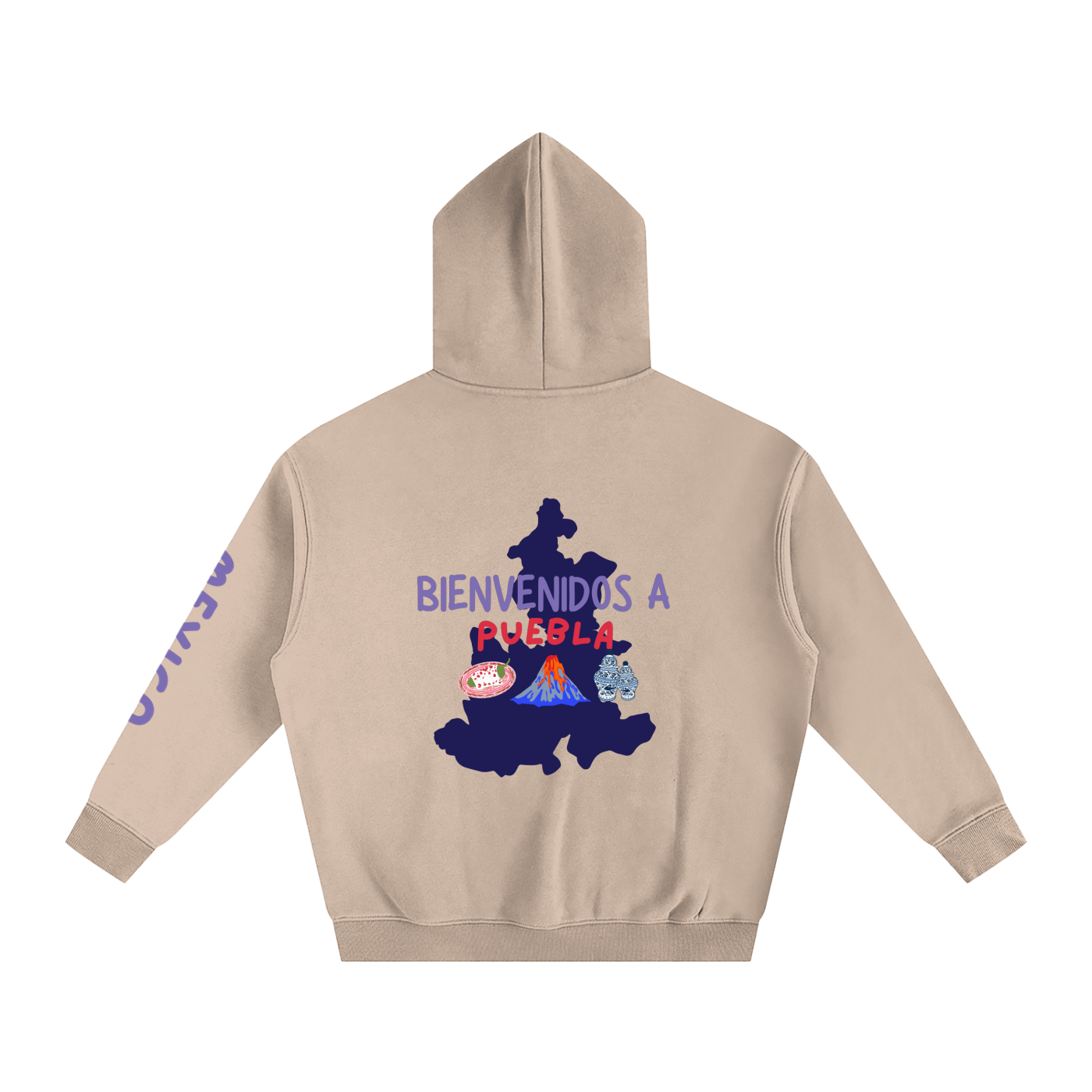 Bienvenidos a Puebla Hoodie
