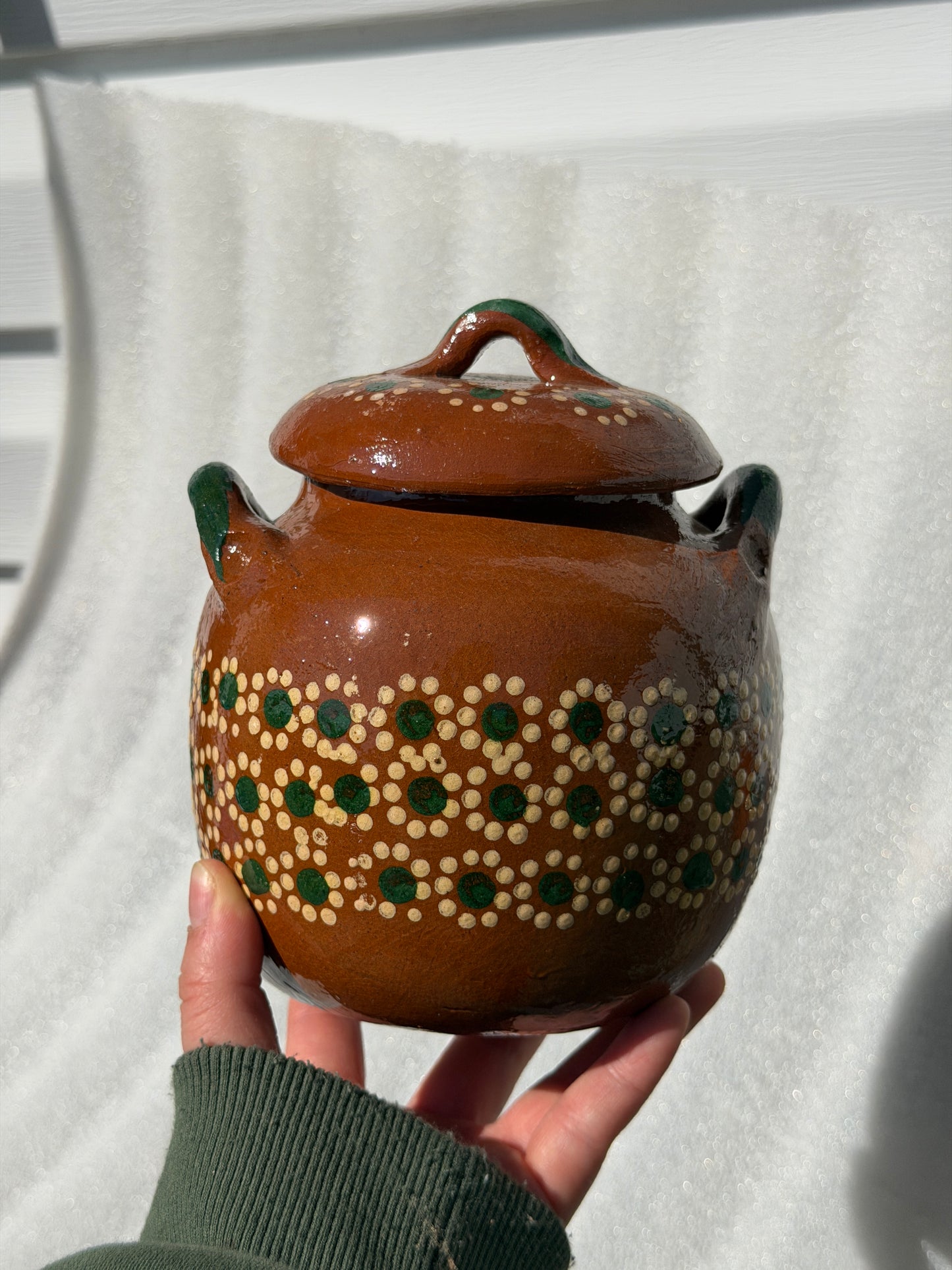 Small 1/4kg Barro Ollita with Lid