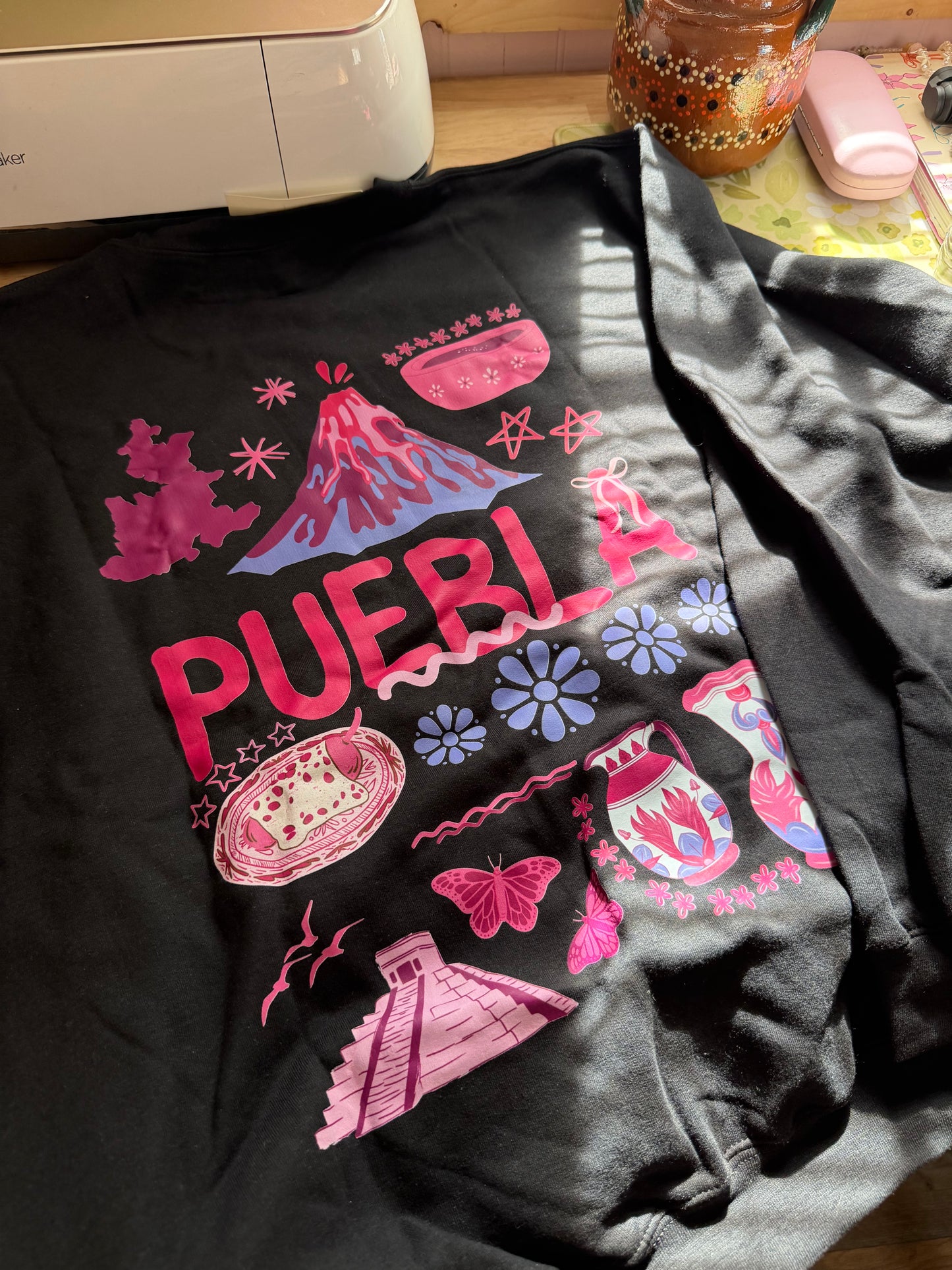 Puebla Black Sweater Large