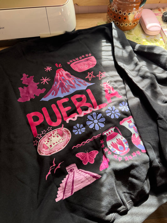 Puebla Black Sweater Large
