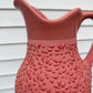Hand-Painted Pink Pitcher