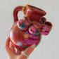 Small Pitcher Floral w/ mini mugs