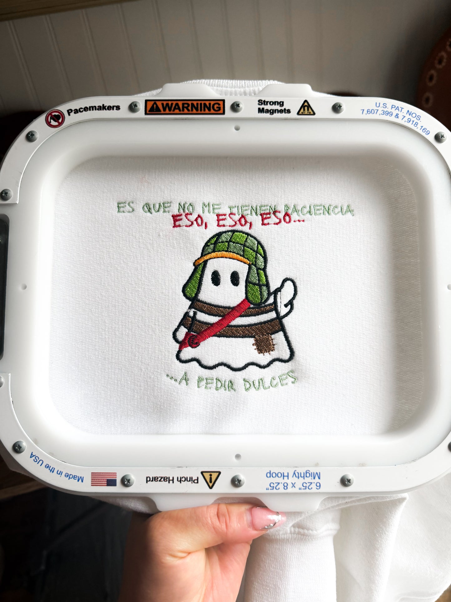 Ghost Chavo y Colorado Embroidered Apparel