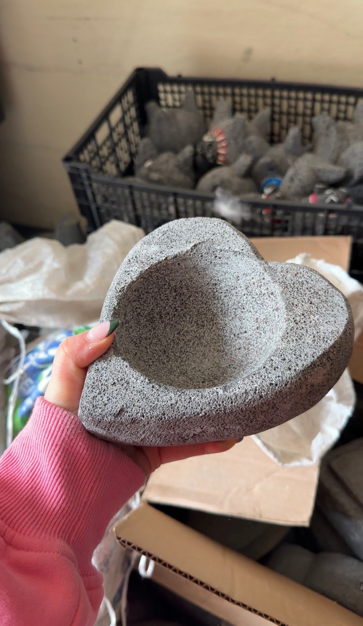 Original Heart Molcajete 100% Volcanic