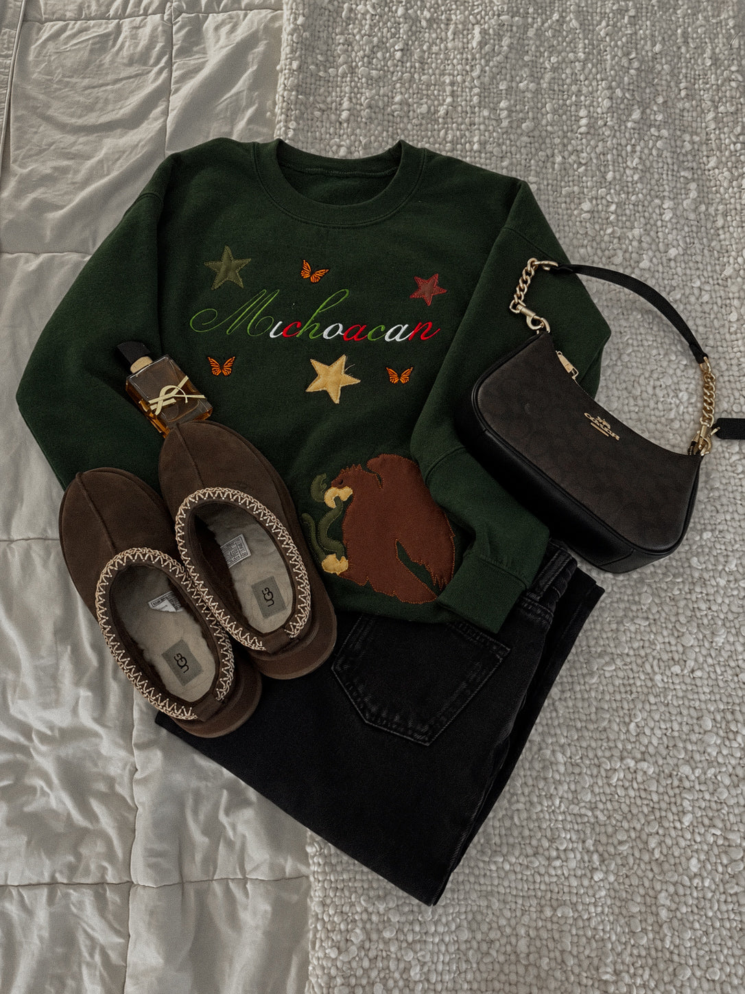 Custom Mexico State Applique Crewneck
