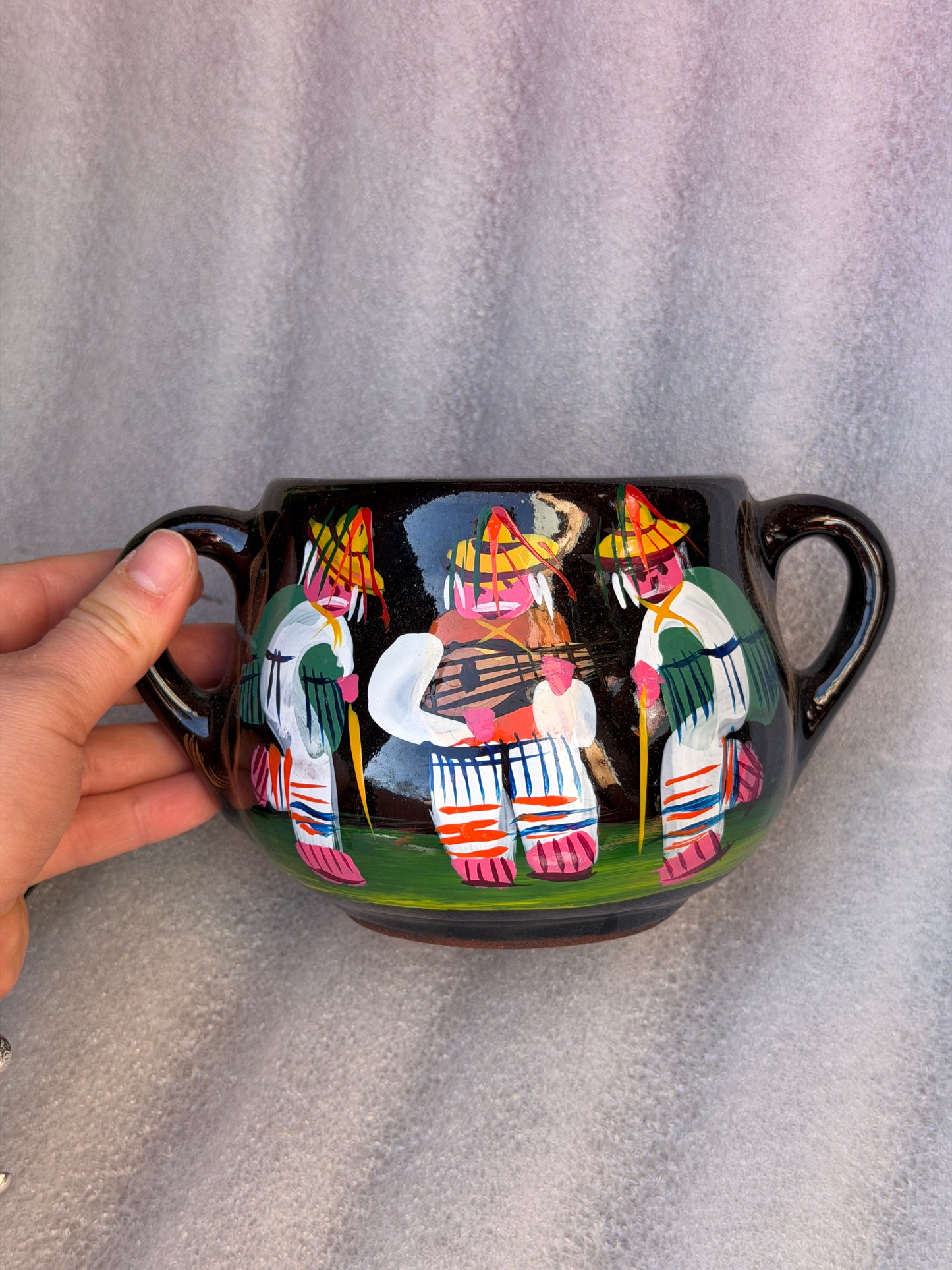 Mexican Michoacan Sugar & Creamer Set