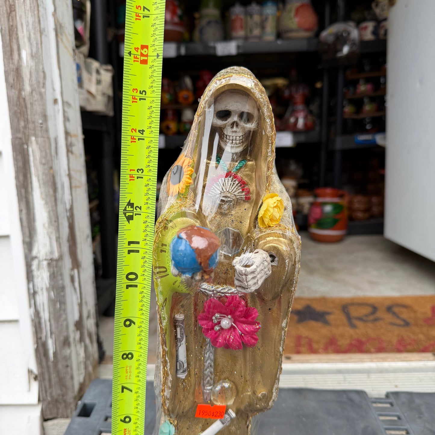 Santa Muerte 16in Decor Statue