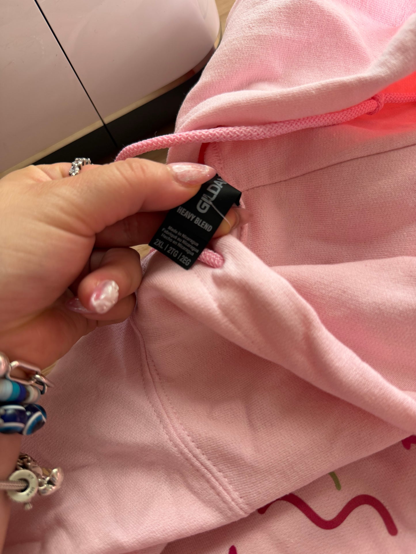 Zacatecas Pink Hoodie 2XL