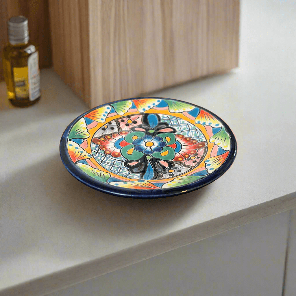 6" Talavera Ceramic Dinner Plate | Authentic Mexican Dinnerware