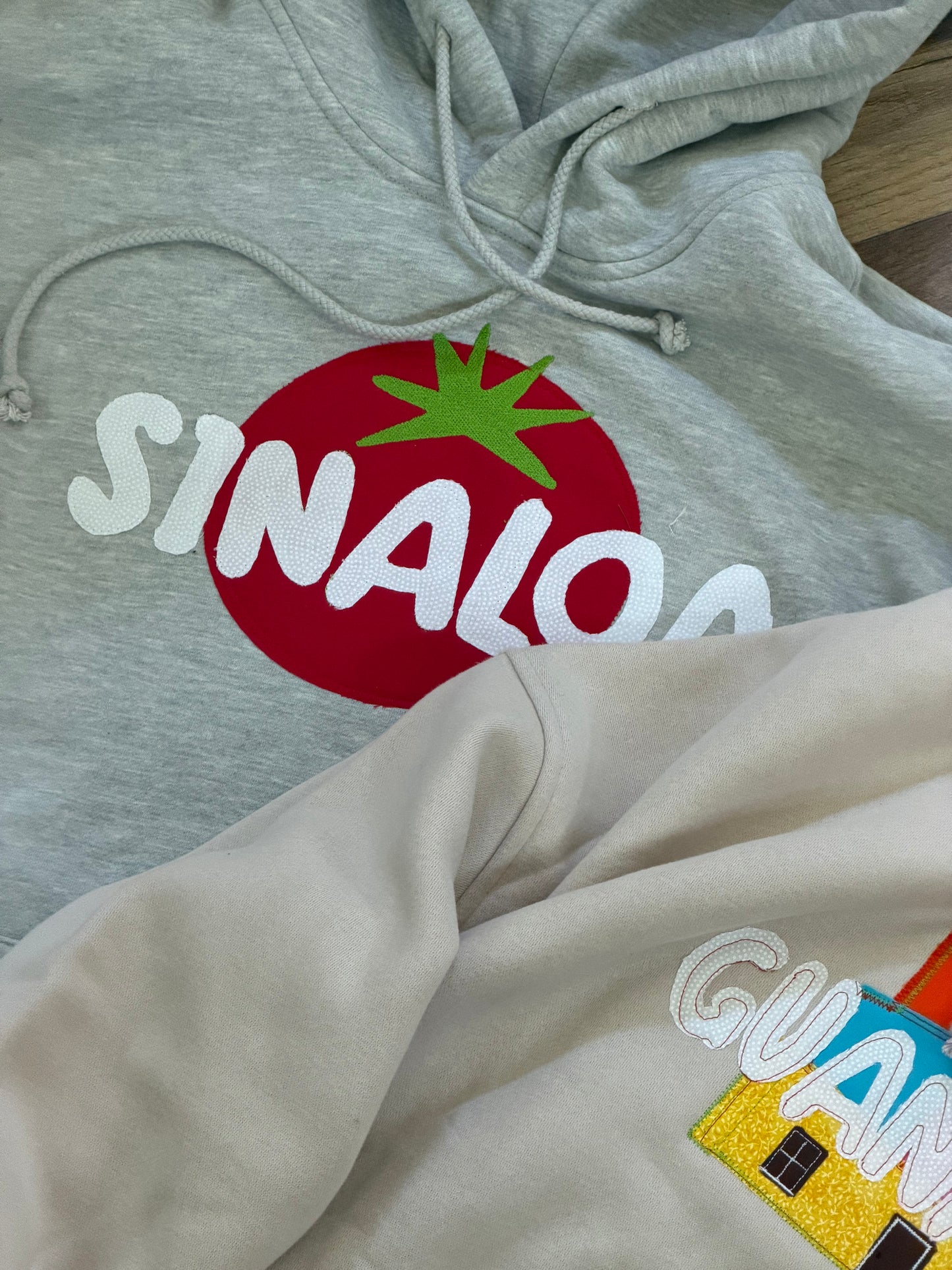 Mexico States Embroidery & Appliqué Oversized Hoodie