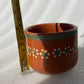Traditional Small Green Trim Barro Mug