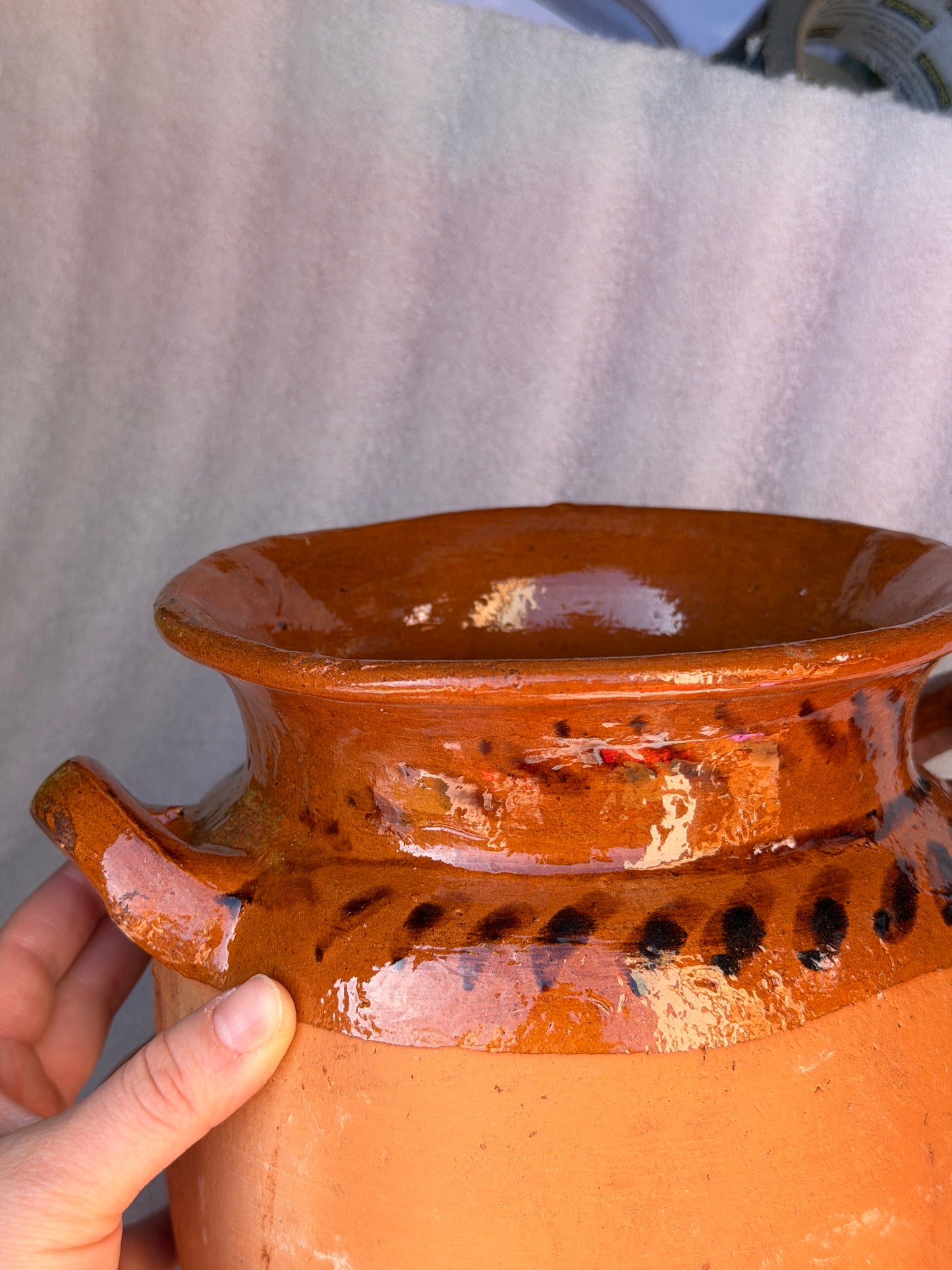 Handmade Mexican Barro Olla Pot