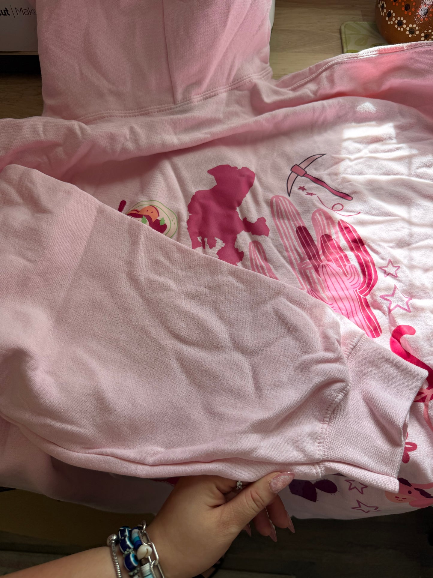 Zacatecas Pink Hoodie 2XL