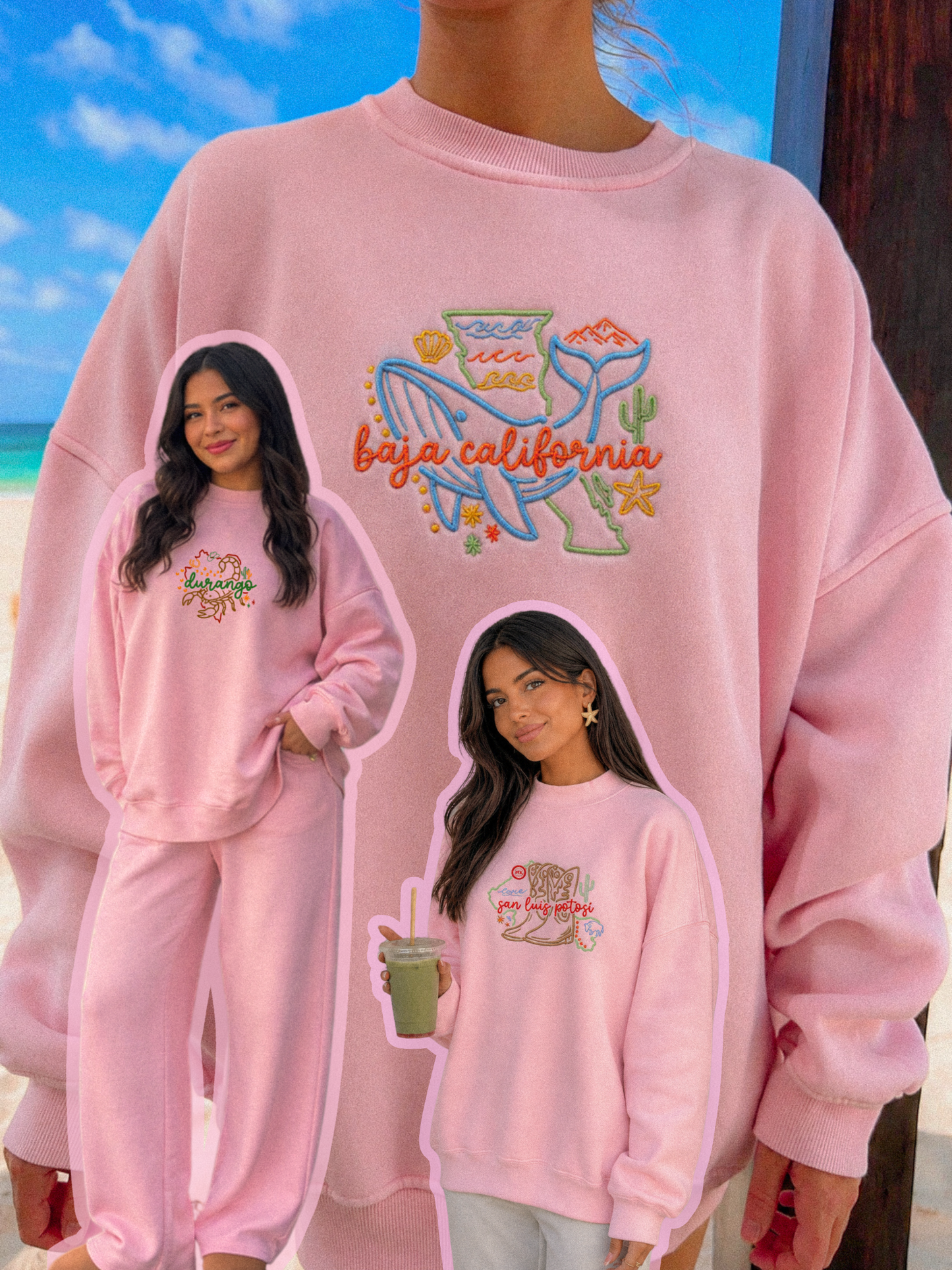 PREORDER - Mexico Raices Embroidered Sweater
