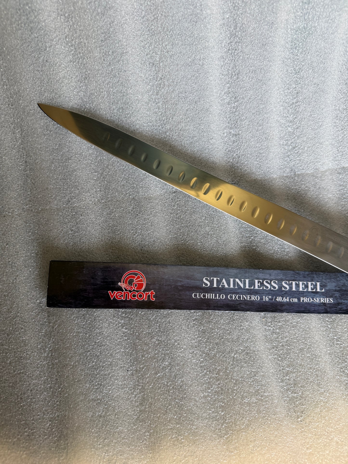 14-16” Stainless Steel Acero Cuchillo Cecinero