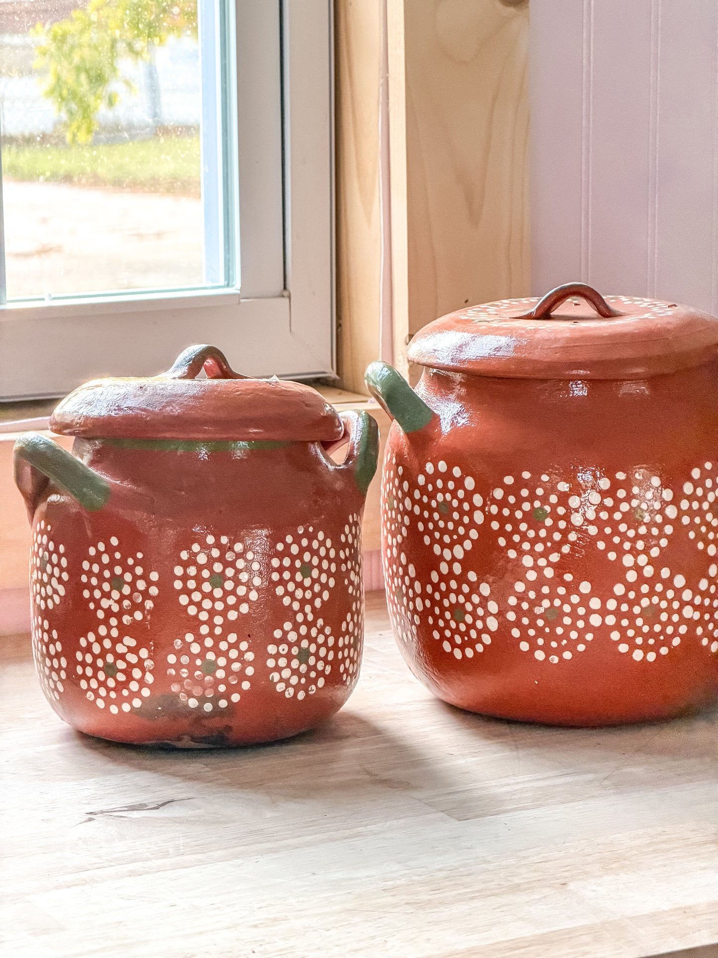 Mexican Barro Bean Pot Sin Plomo