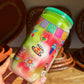 Colorful Muñeca Doll Drink Cup with Lid