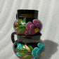 Coffee Barro Hand Painted Floral Mug