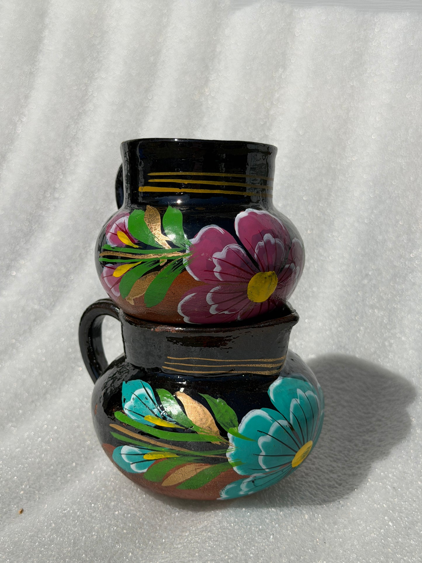 Coffee Barro Hand Painted Floral Mug