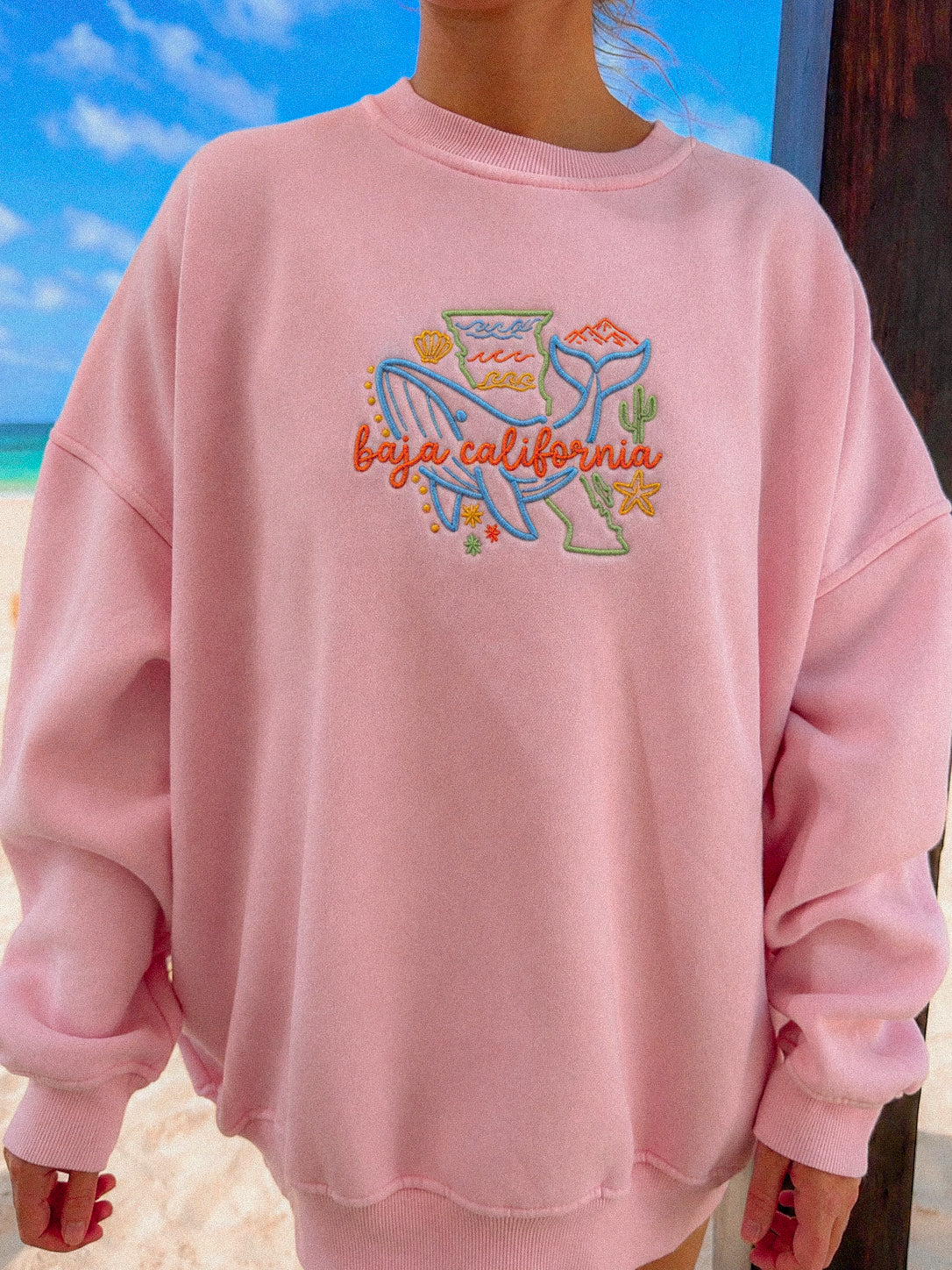 PREORDER - Mexico Raices Embroidered Sweater