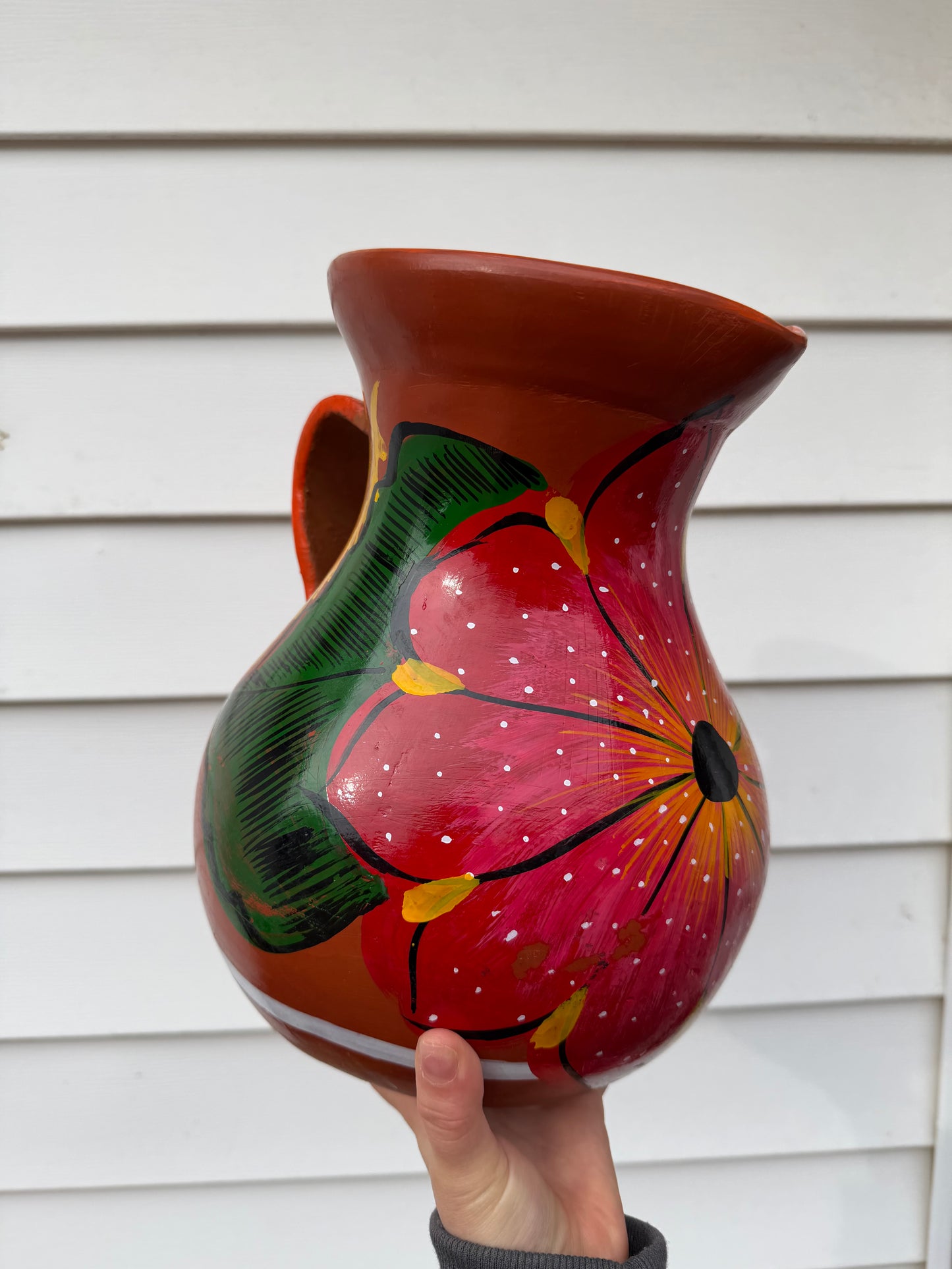 Hand-Painted Barro Pitcher