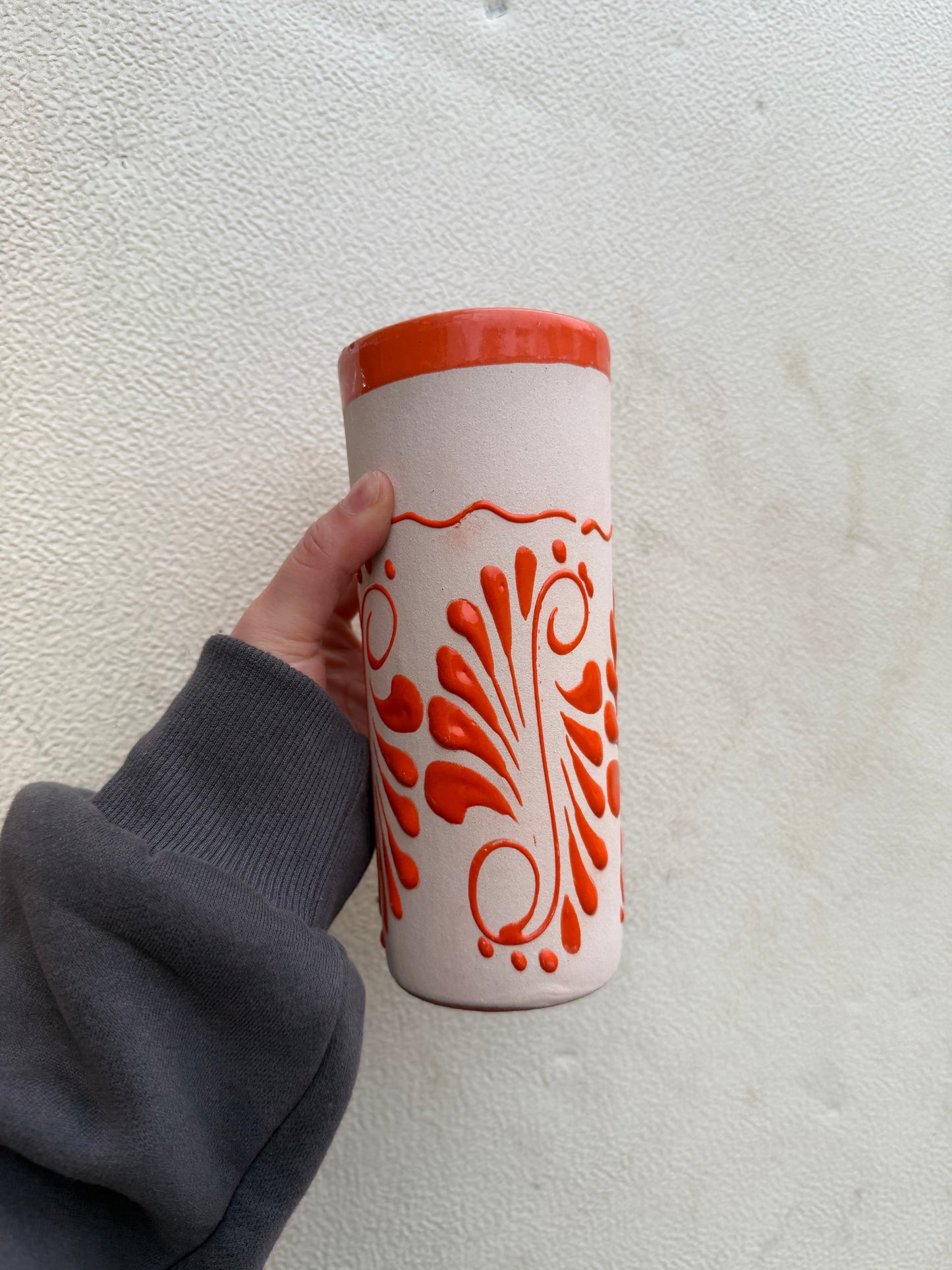 Orange Mexican Barro Cup