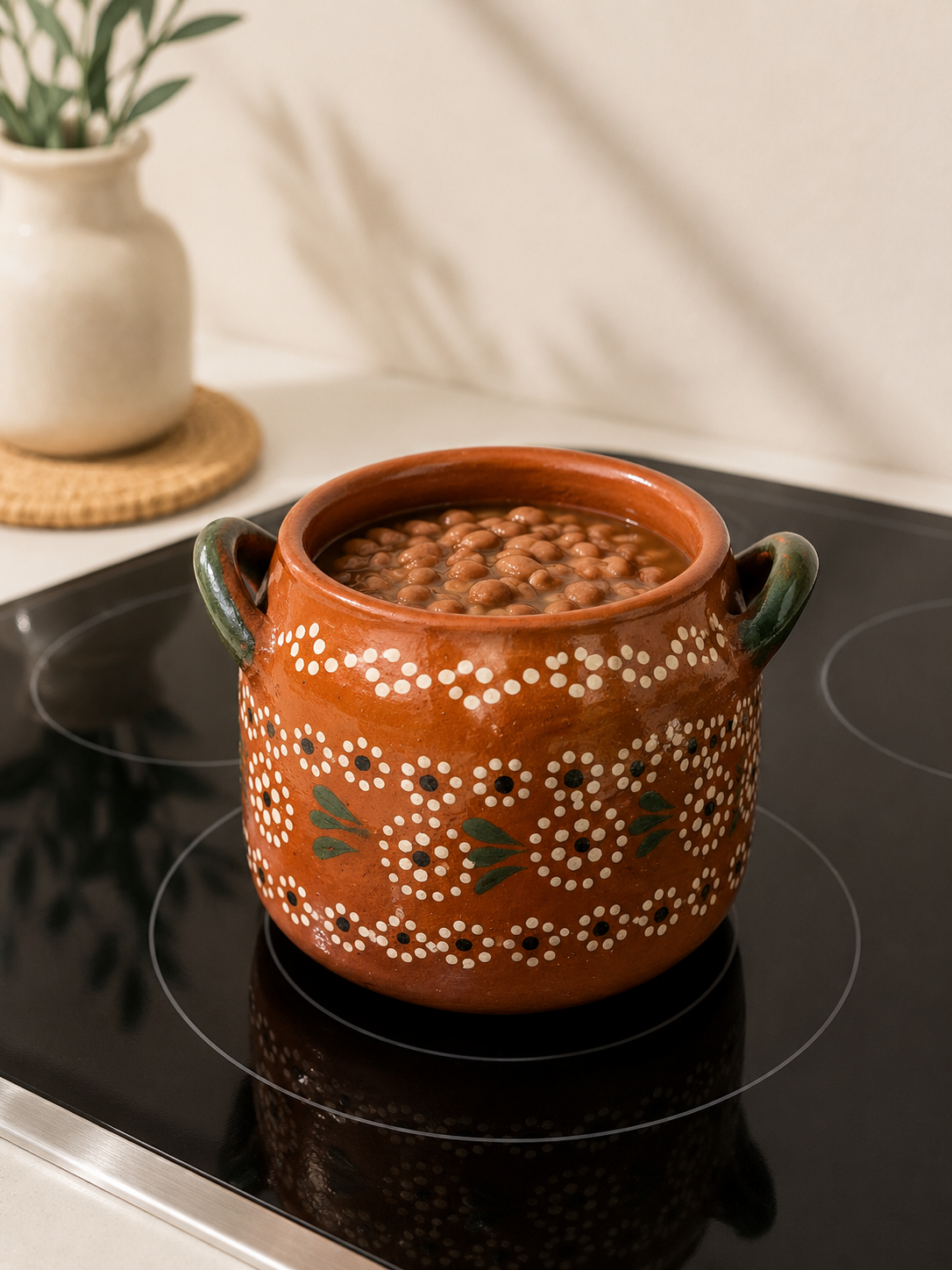 Small 1/2kg Barro Ollita with Lid