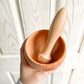 Traditional Small Wood Molcajete