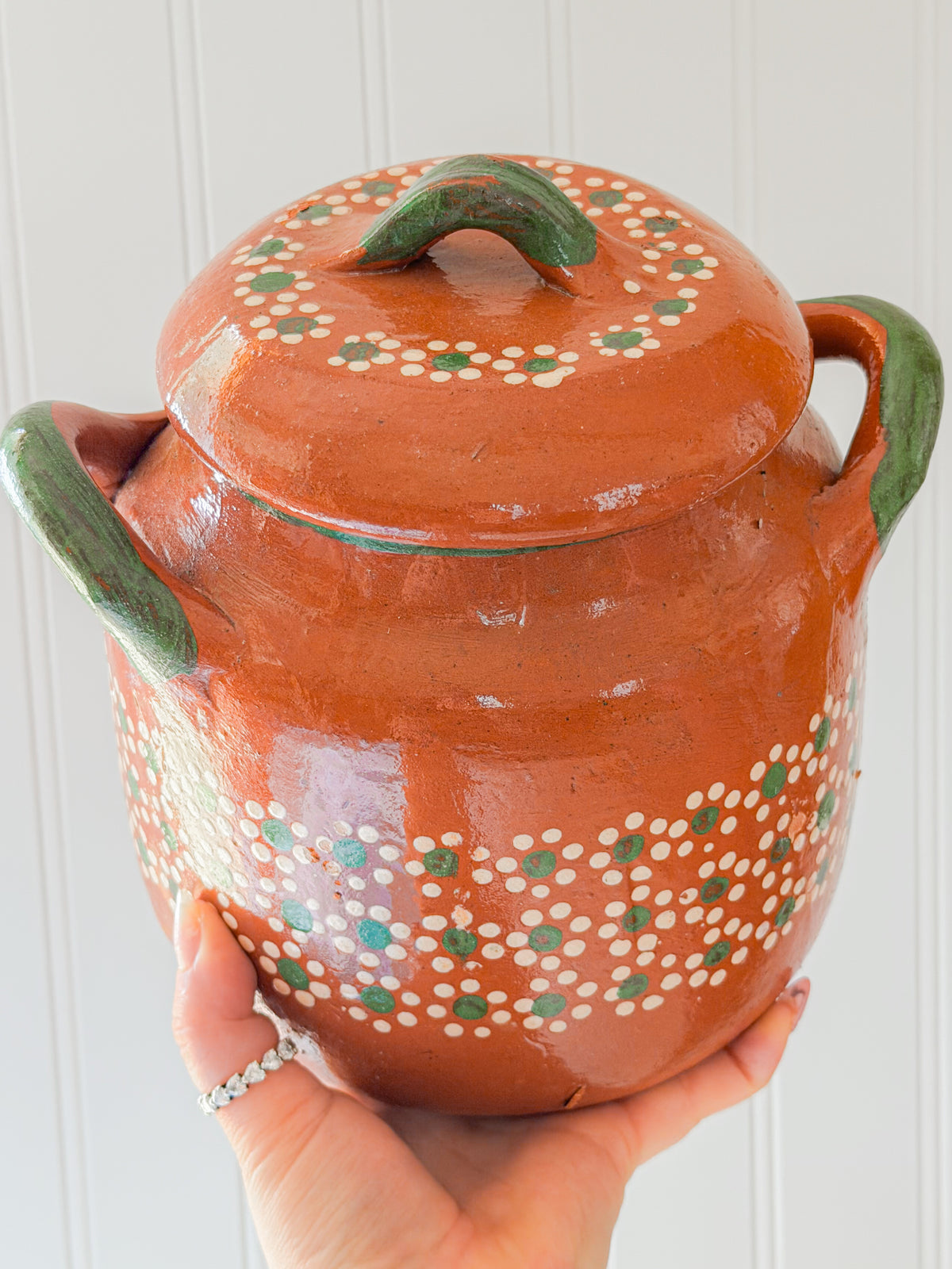 Small 1/2kg Barro Ollita with Lid