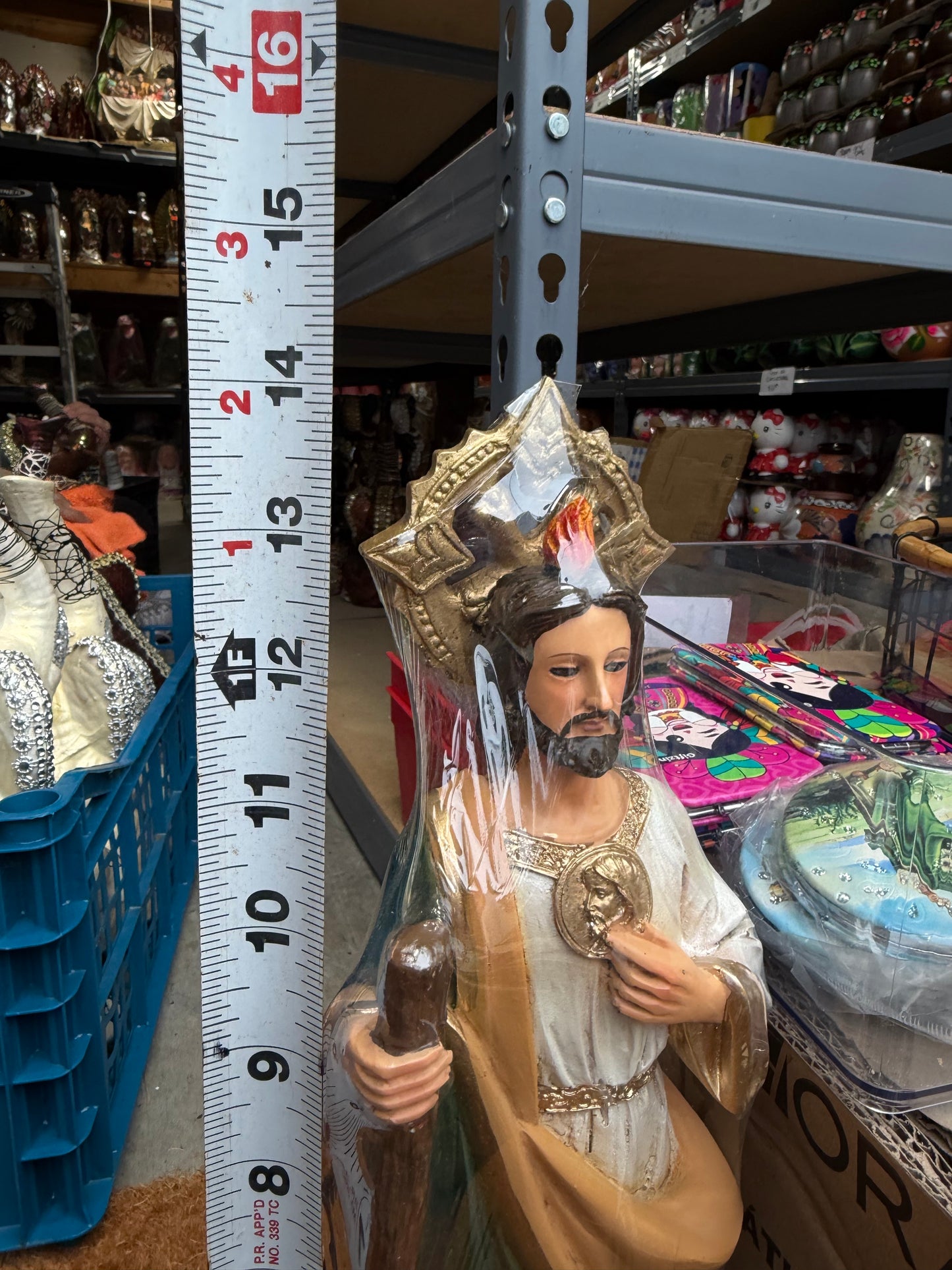 San Judas 14in Decor Statue