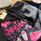 Chihuahua Black Hoodie Large