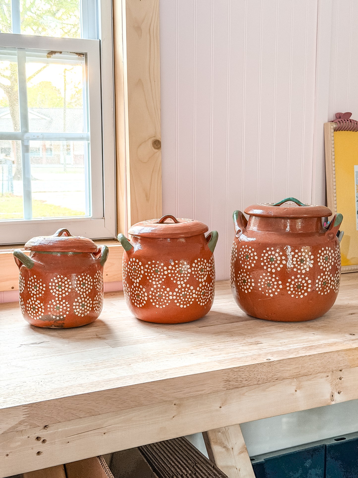 Mexican Barro Bean Pot Sin Plomo