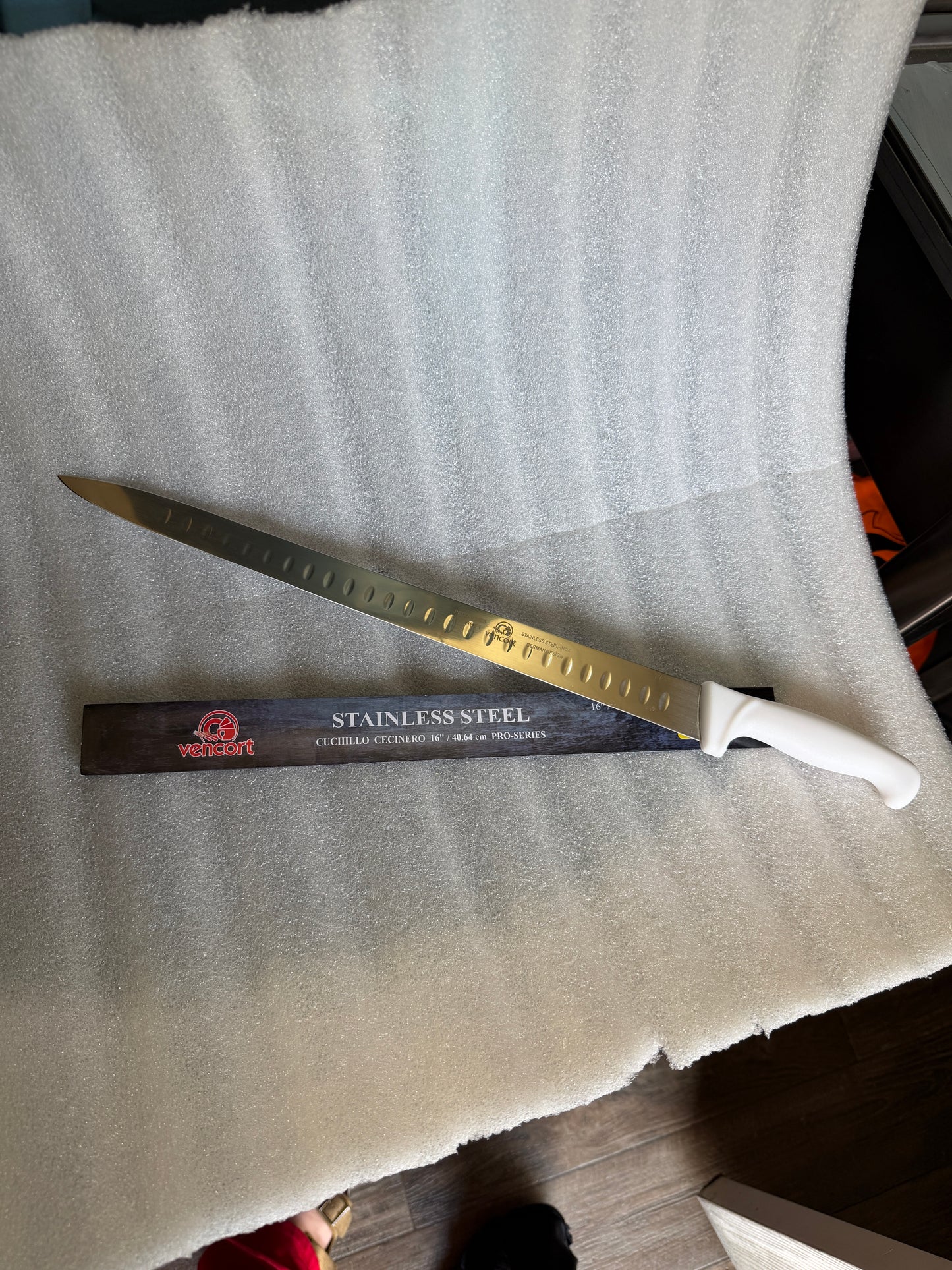 14-16” Stainless Steel Acero Cuchillo Cecinero