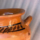 Handmade Round Mexican Barro Olla Pot