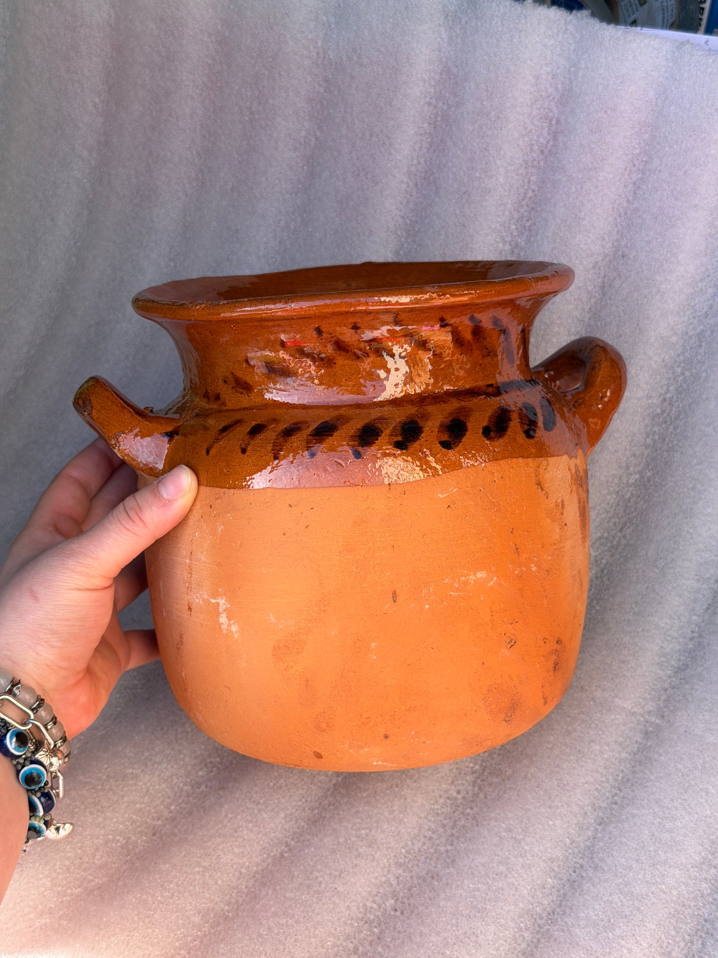 Handmade Mexican Barro Olla Pot
