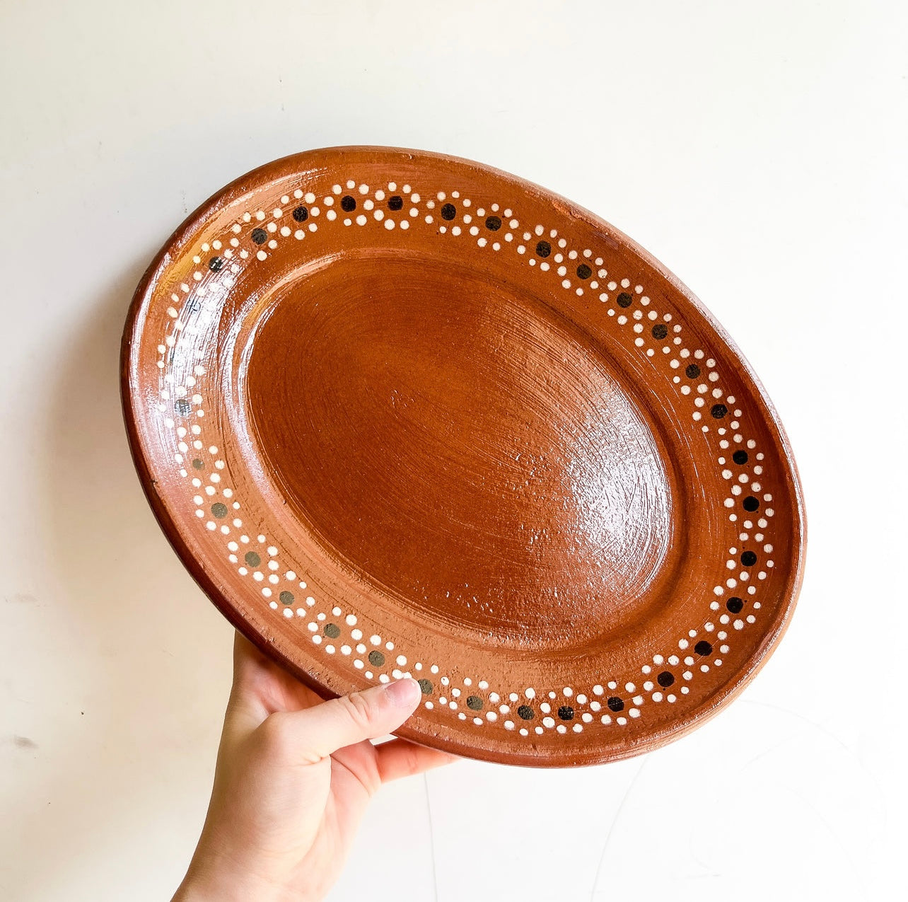 Oval Traditional Pottery Plates