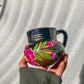 Coffee Barro Hand Painted Floral Mug