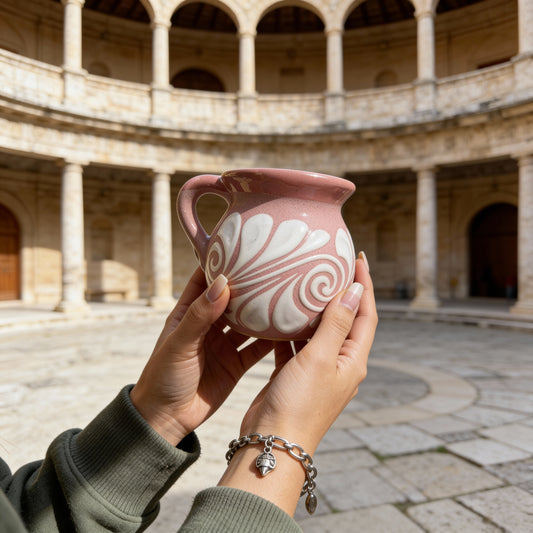 Pink Barro Hand-Painted Mug