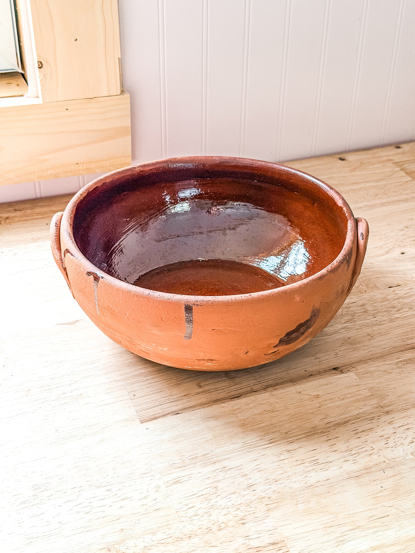 Traditional Mexican Clay Cazuela (Sin Tapa)