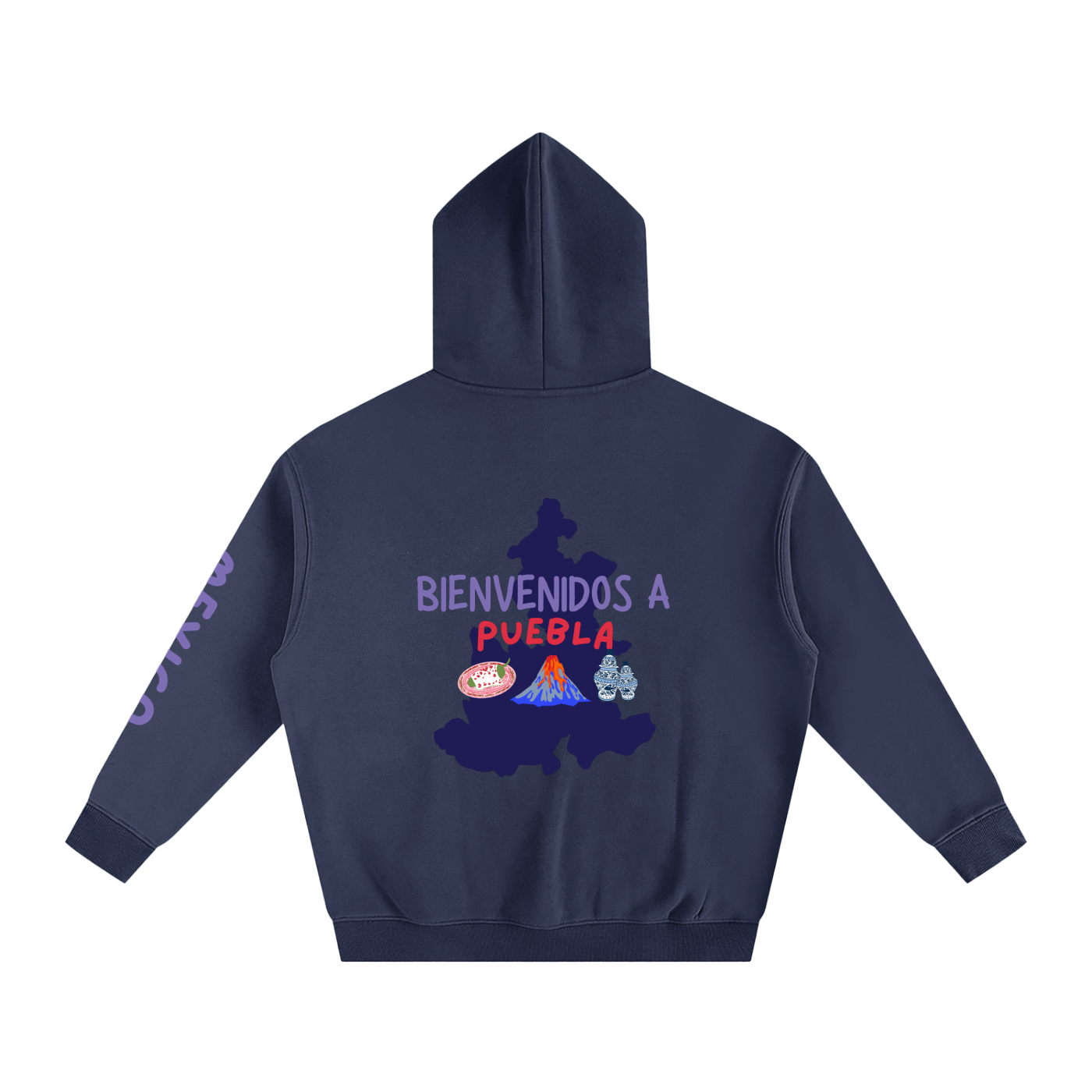 Bienvenidos a Puebla Hoodie